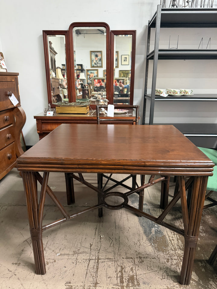 Bamboo Card Table