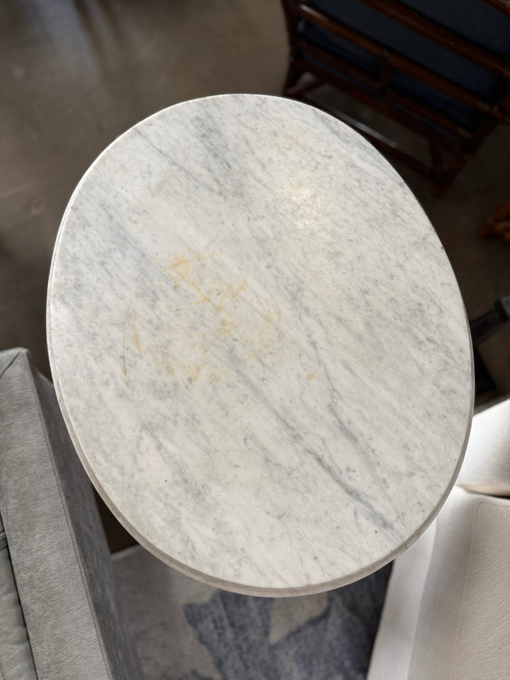 Antique Marble Top Side Table