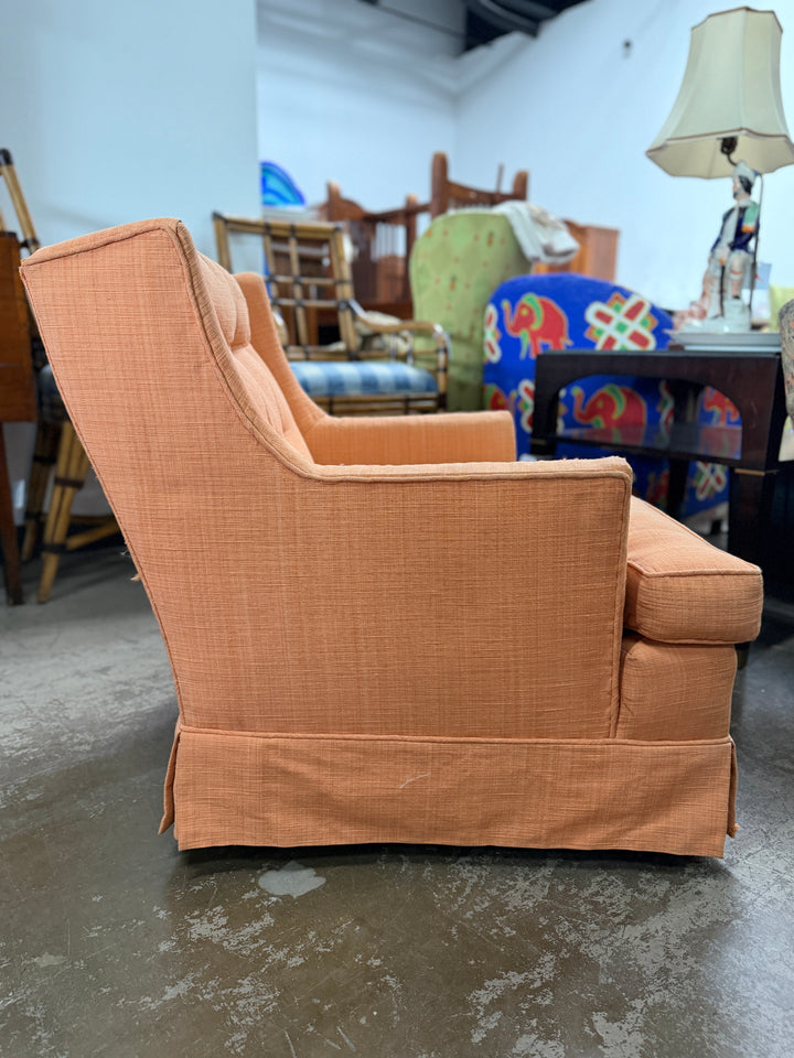 Upholstered Chair - Orange