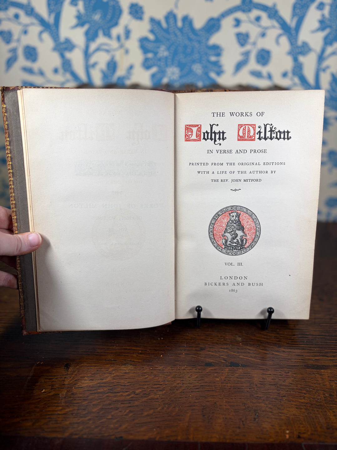 Works of Milton Volumes I-VIII