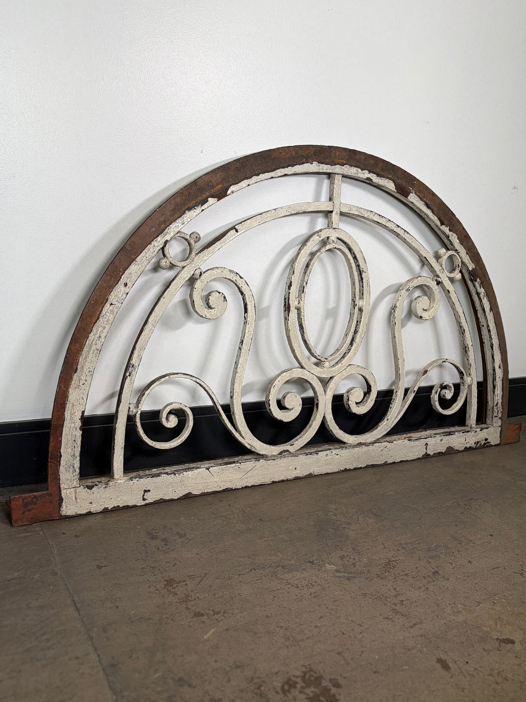 Wrought Iron Arched Transom