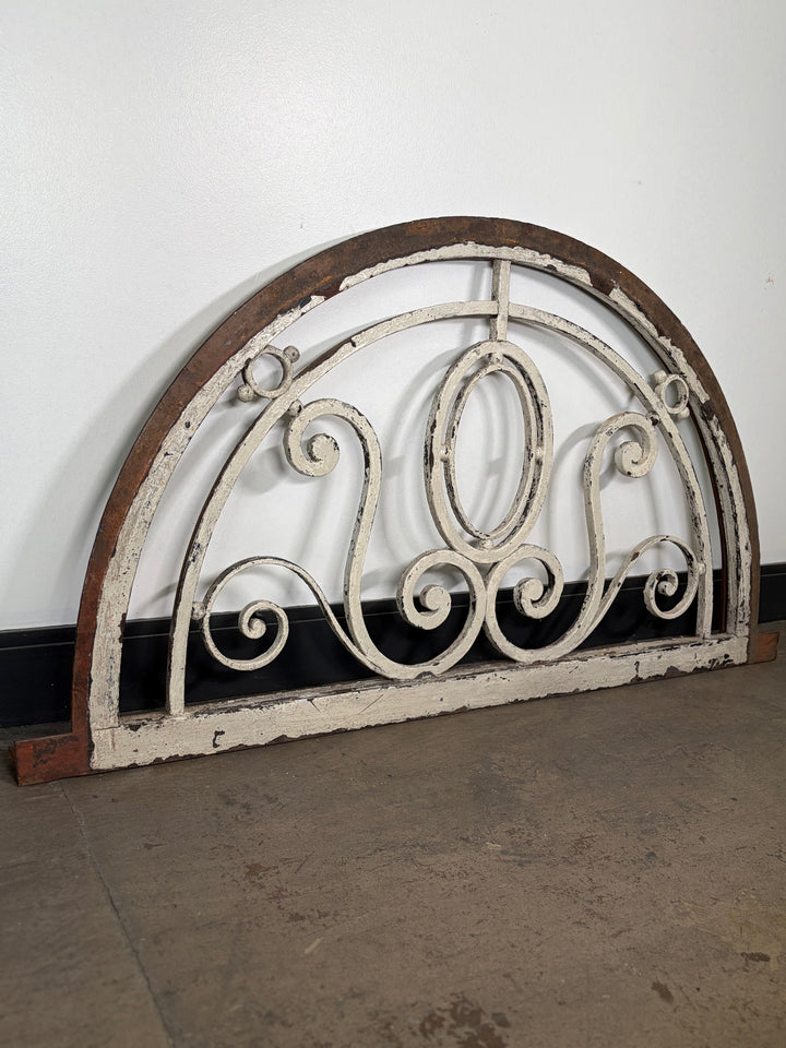Wrought Iron Arched Transom