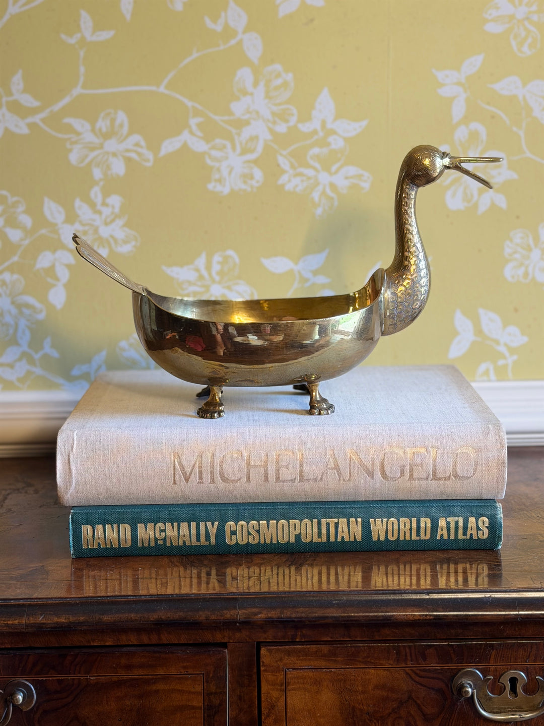 Brass Footed Duck Bowl