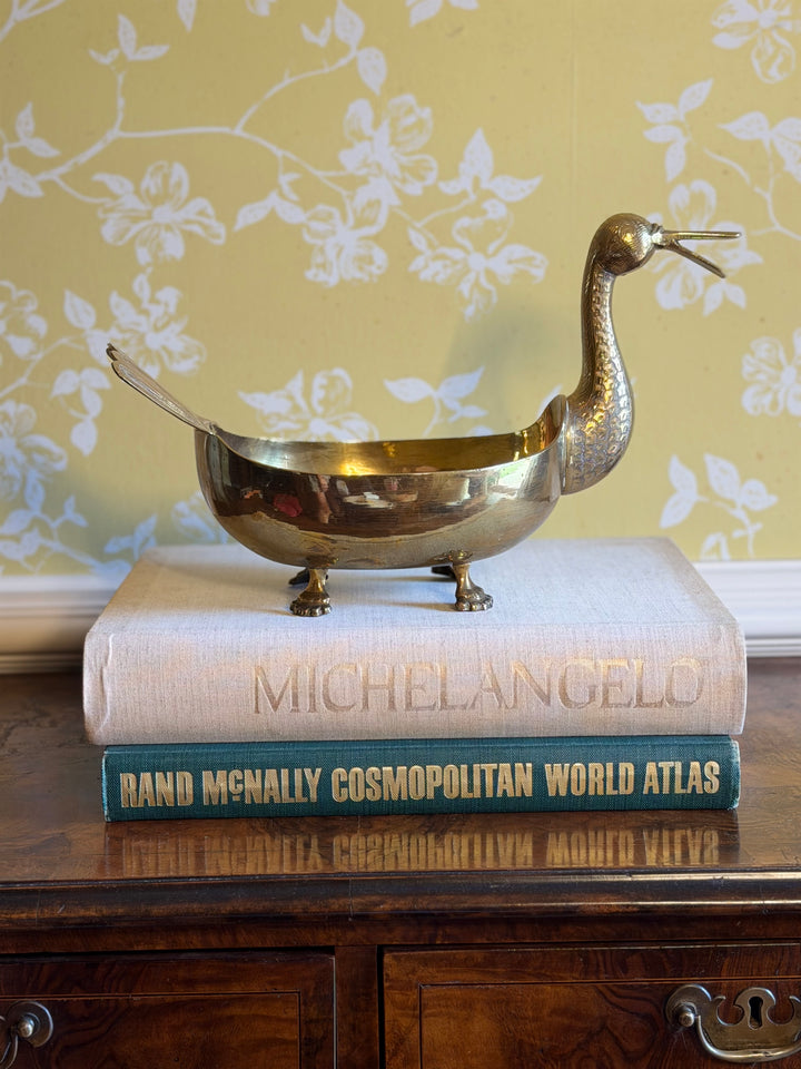 Brass Footed Duck Bowl