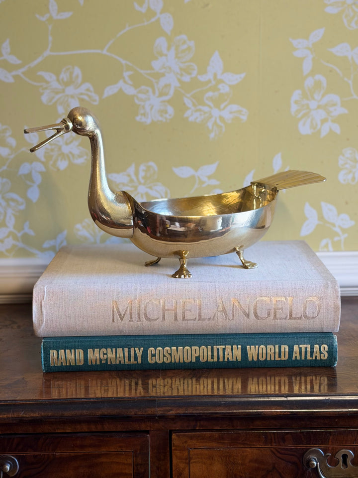Brass Footed Duck Bowl