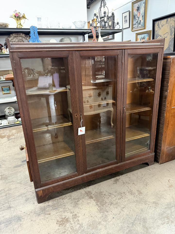 Antique Bookcase with Adjustable Shelves
