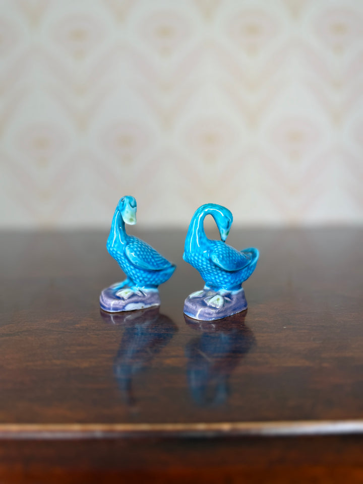 Blue Trinket Ducks - Set of 2