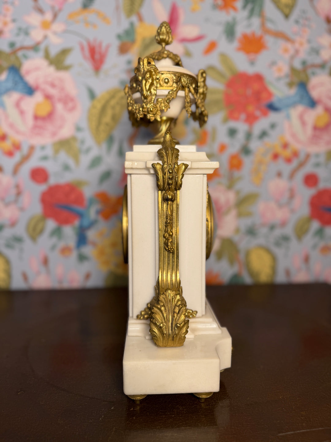 French Louis XVI Style Mantle Clock