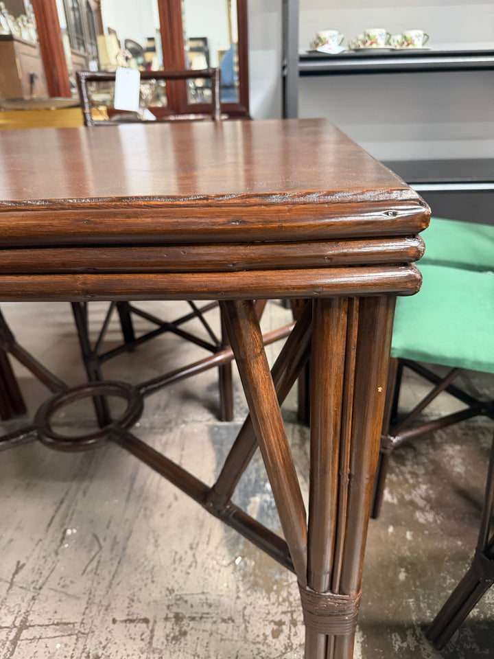 Bamboo Card Table