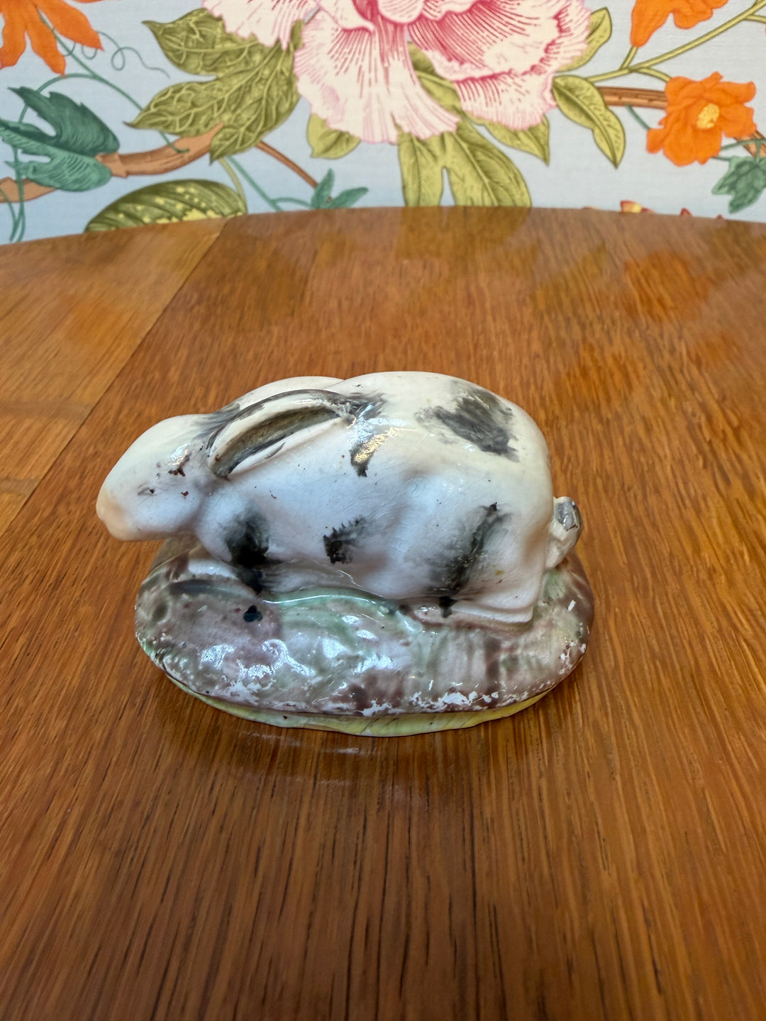 Antique Staffordshire 19th Century Antique Crouching Rabbit