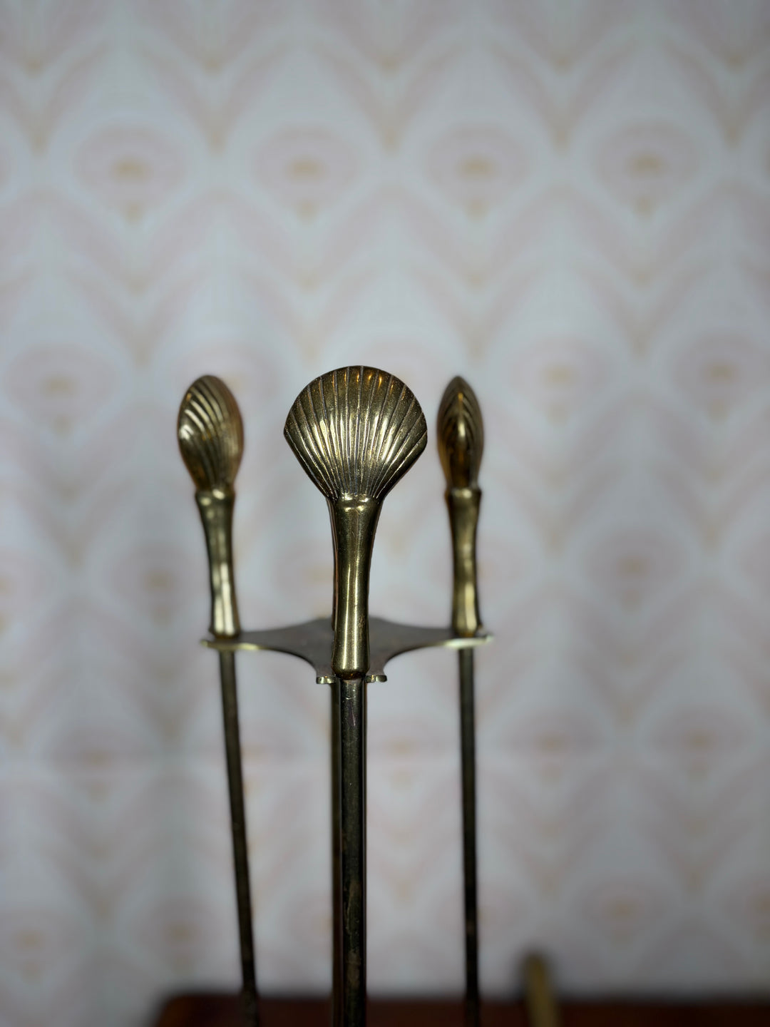 Miniature Brass Fireplace Set - 5 Pieces