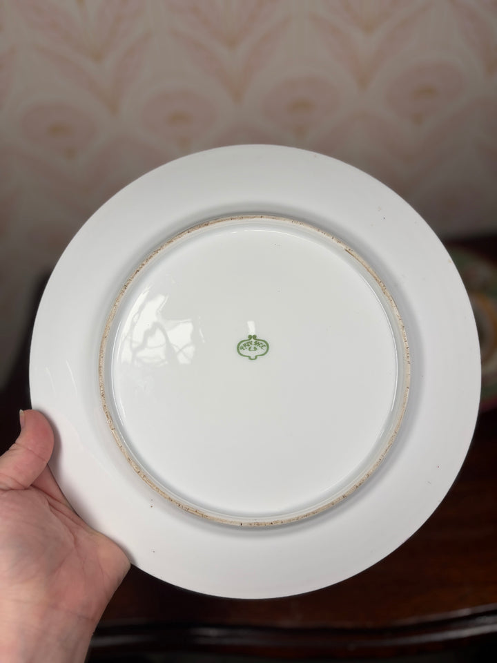 Pair of Vienna-Style Porcelain Cabinet Plates with Classical Figural Scenes