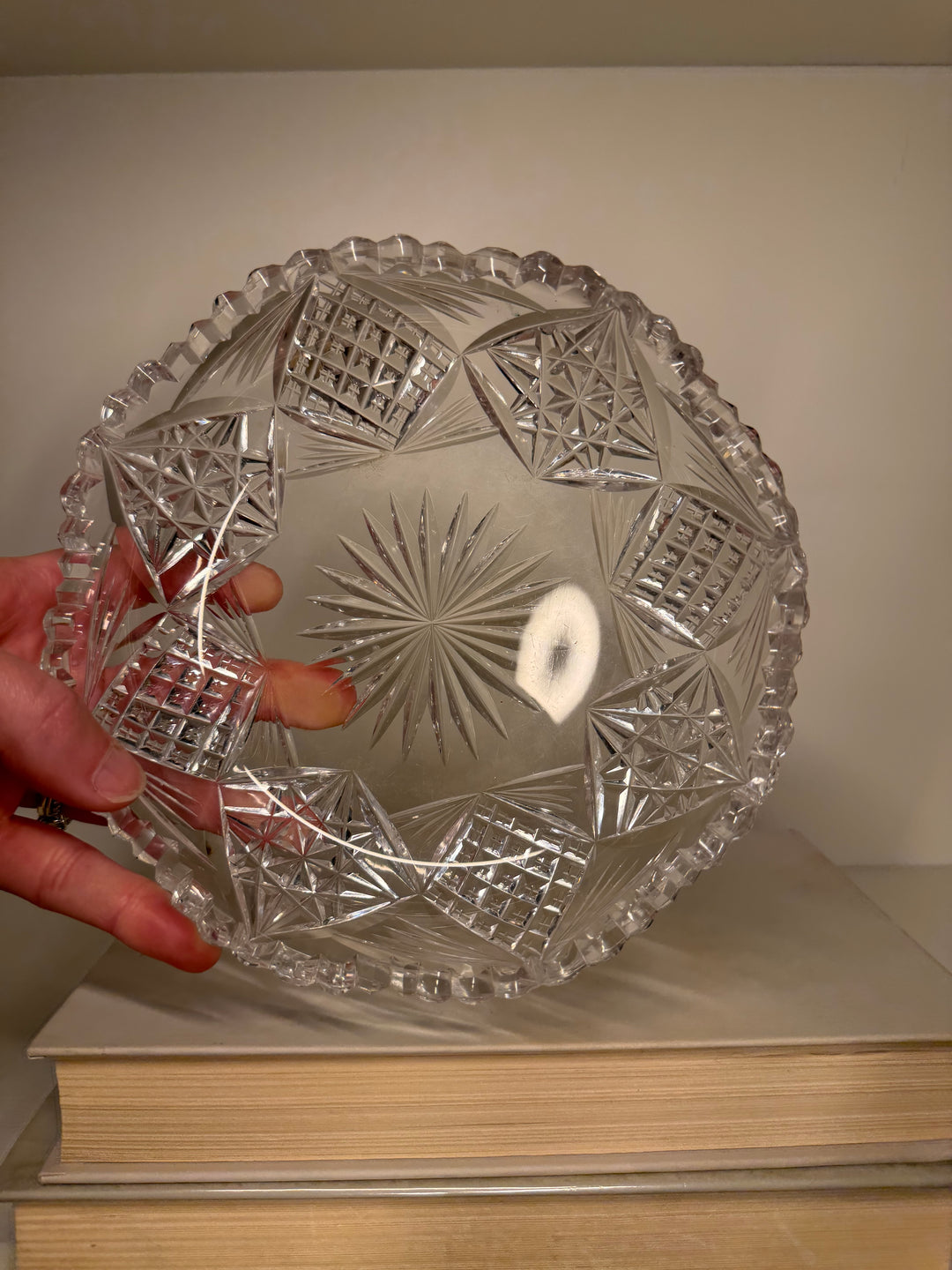 American Brilliant Cut Crystal Bowls - Set of 3