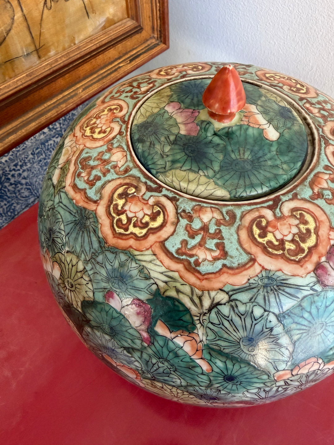 Vintage Japanese Ginger Jar