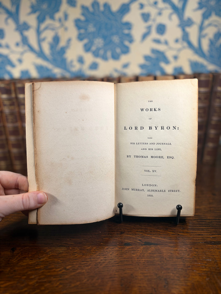 The Works of Lord Byron Volumes I-XVII