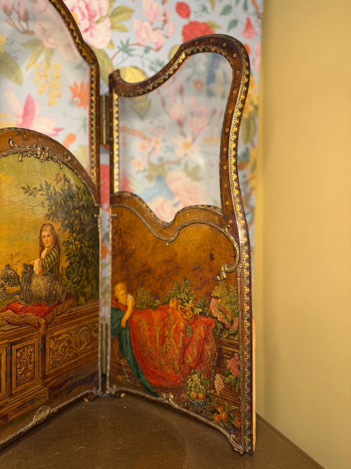 Louis XV Hand Painted Room Divider