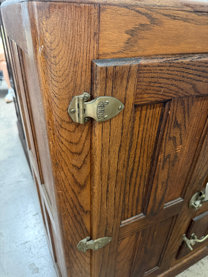 Antique Oak Ice Box (Bohn)
