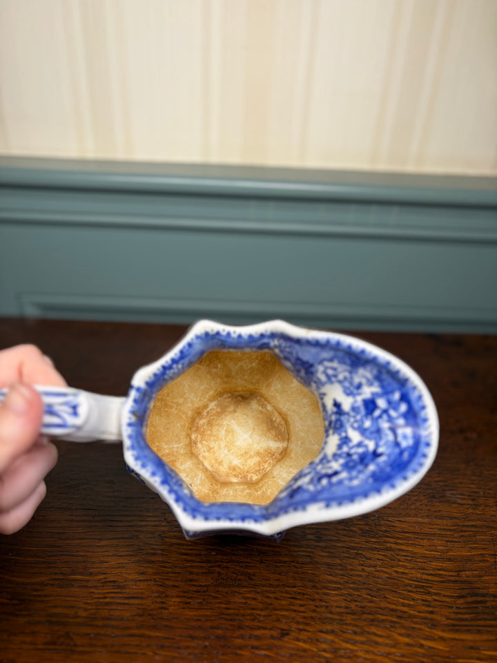 Blue and White Antique Creamer