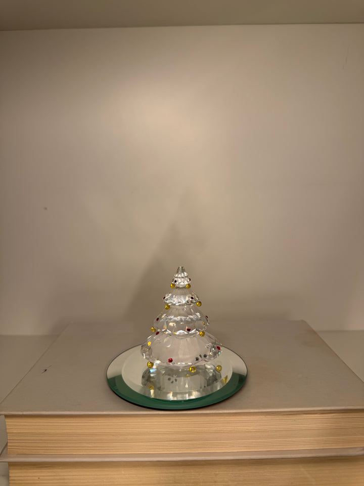 Swarovski Crystal Christmas Tree with Tray