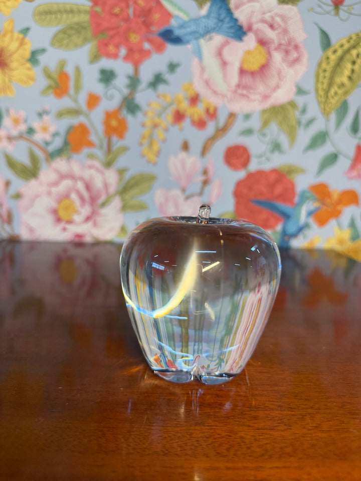 Steuben Apple Paperweight