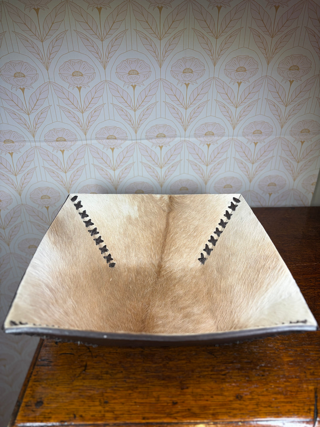 Cowhide Leather Bowl