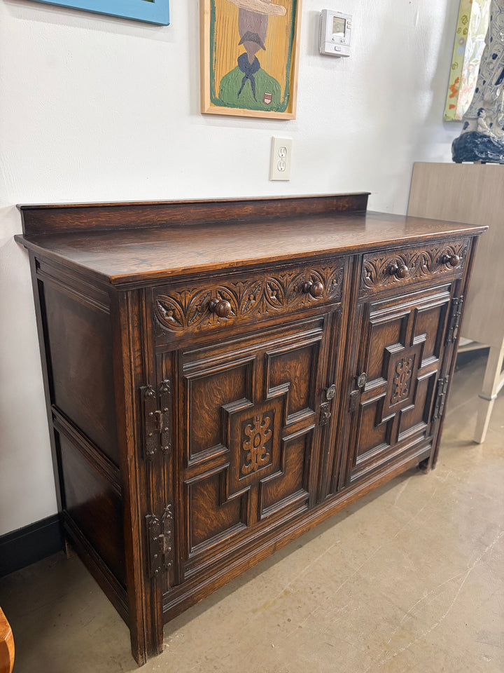 Jacobean Oak Side Board (from England)