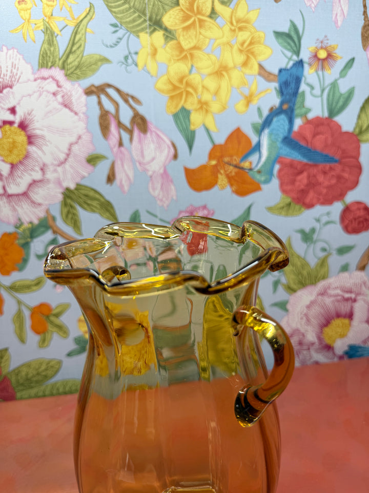 Yellow Glass Vase