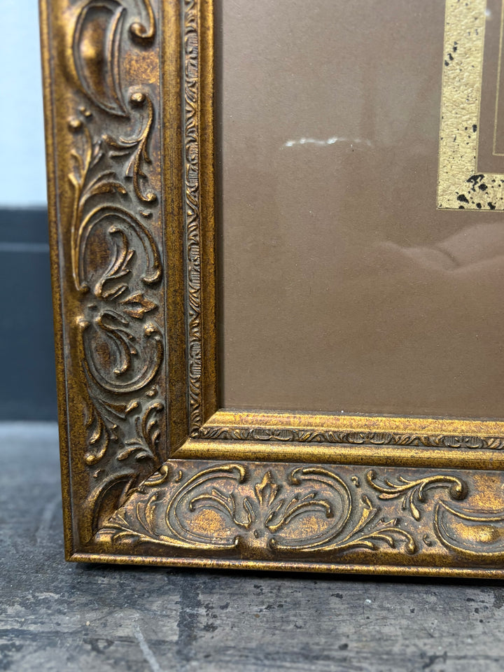 Framed Landscape Engraving After Claude Lorraine