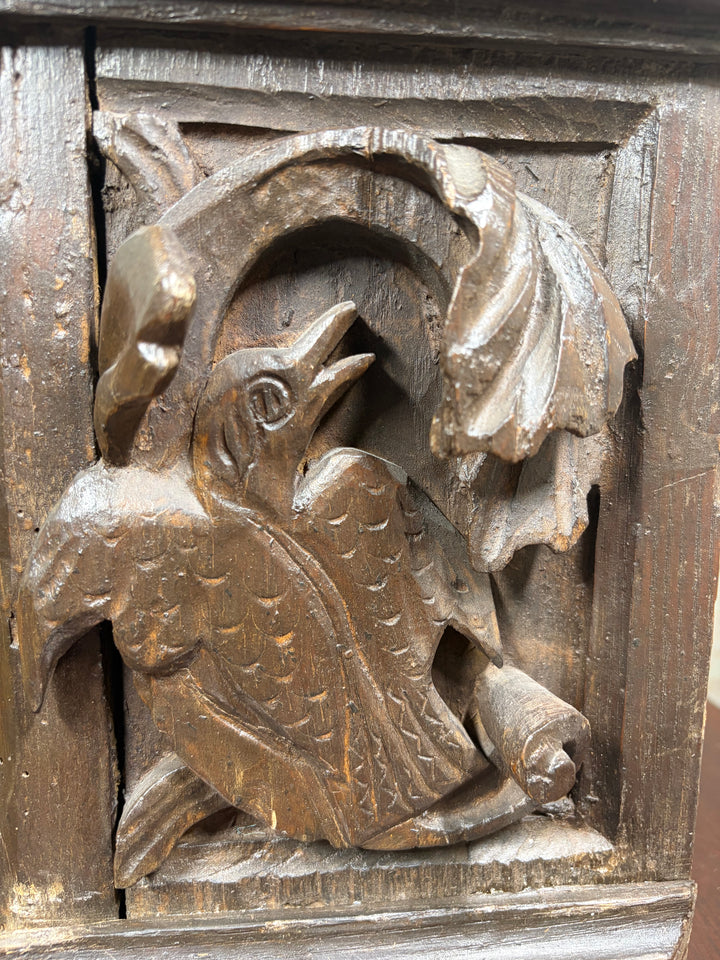 Carved Wood Architectural Pedestal or Reliquary Base