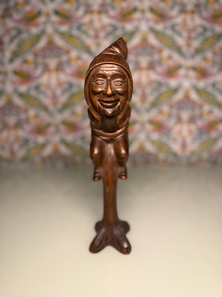 Carved Wood Gnome Nutcracker