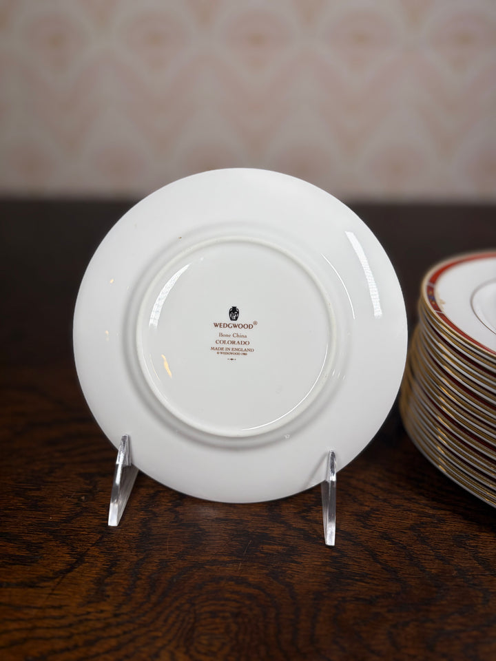 Set of 16 Wedgwood Colorado B&B Plates