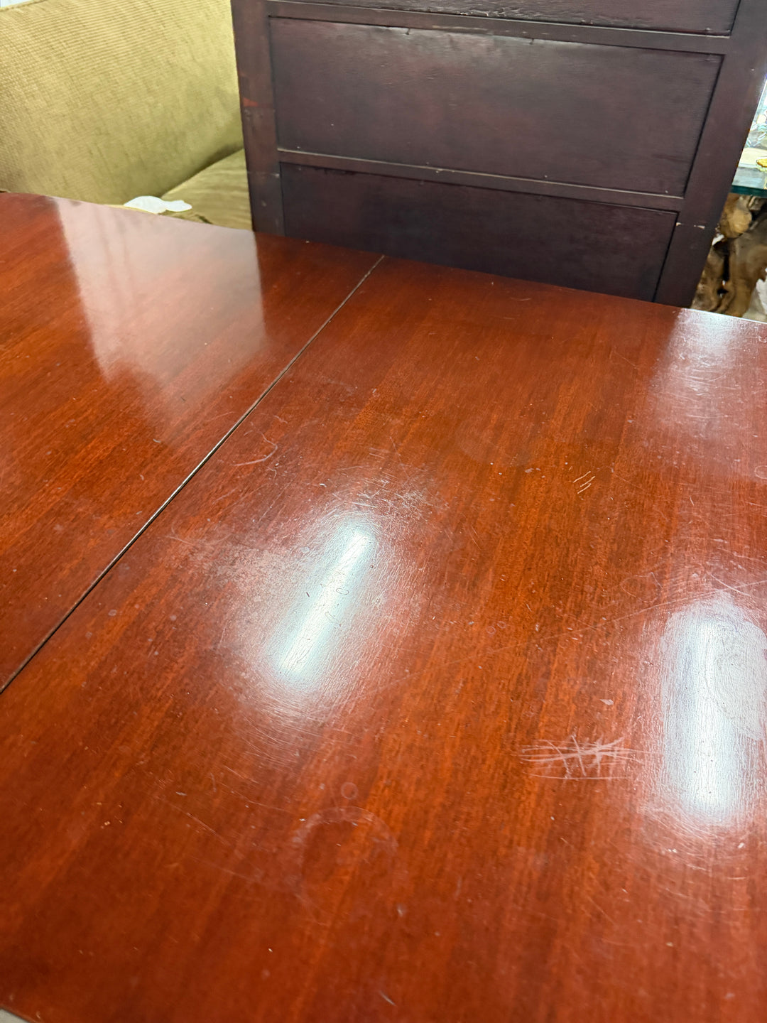 Dining Room Table (Likely Red Mahogany)