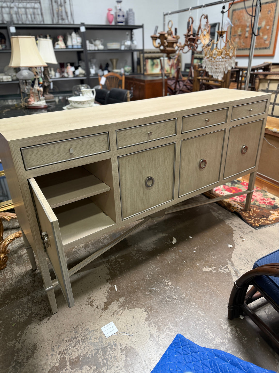Custom Sideboard with Adjustable Shelves