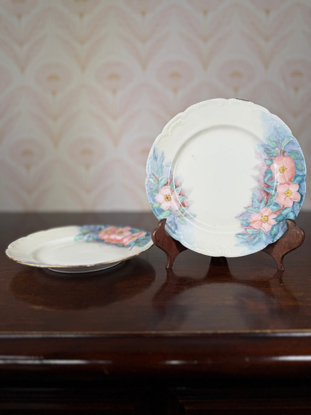 2 Limoges Saucers