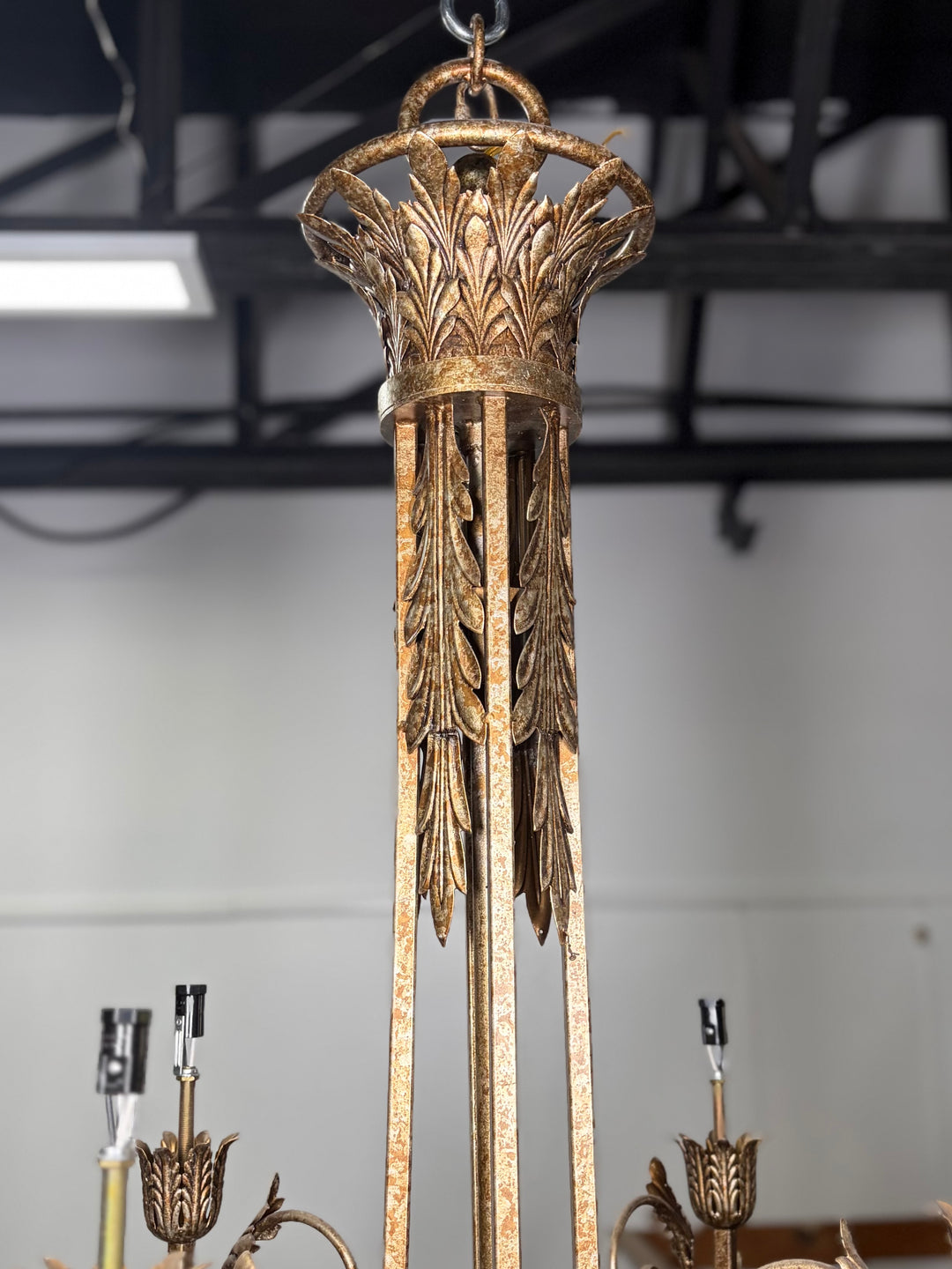 Large Multi-Arm Crystal Chandelier