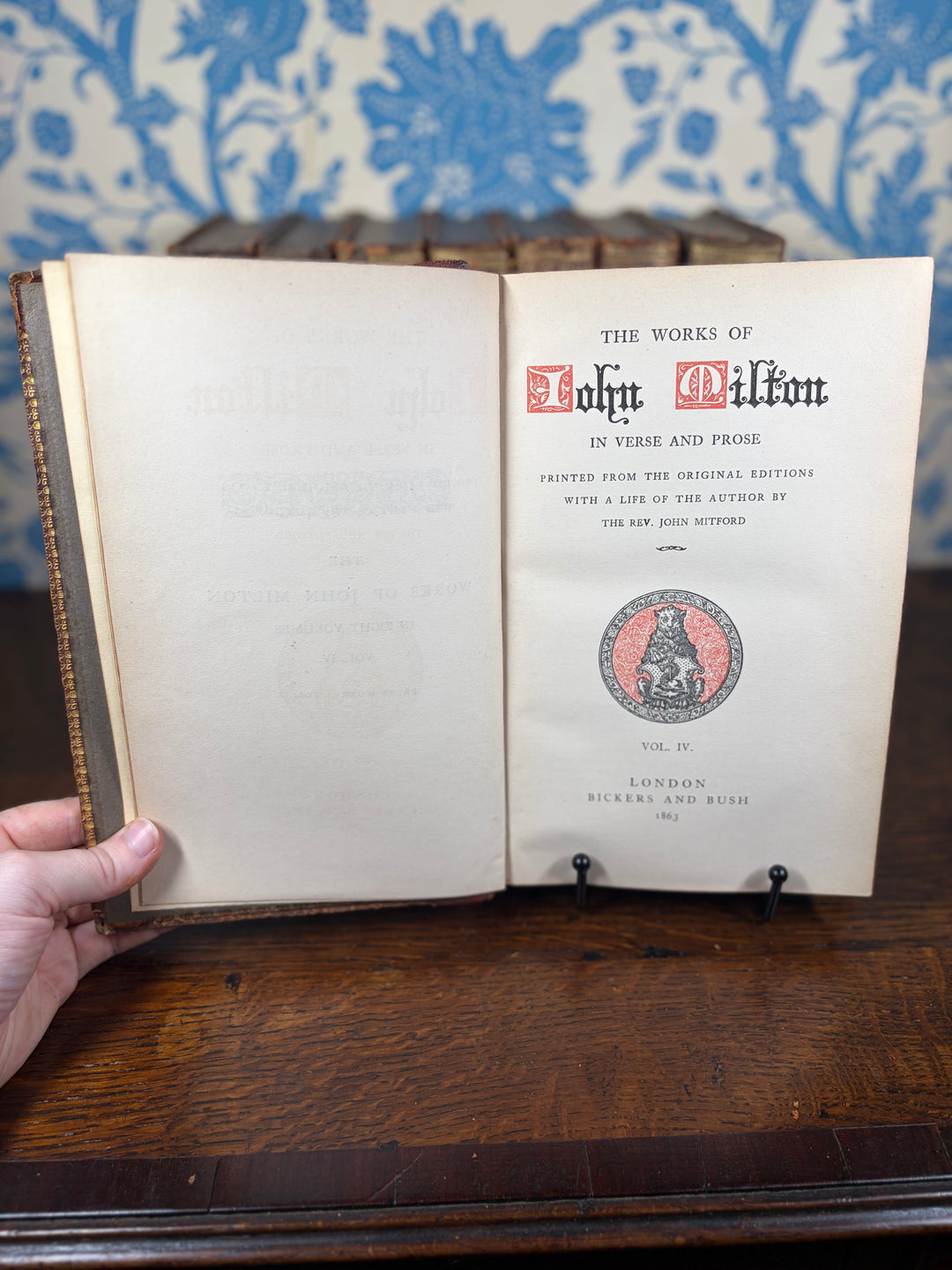 Works of Milton Volumes I-VIII