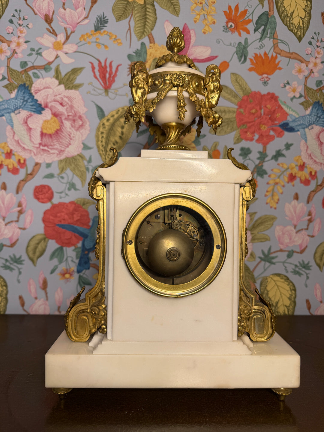 French Louis XVI Style Mantle Clock