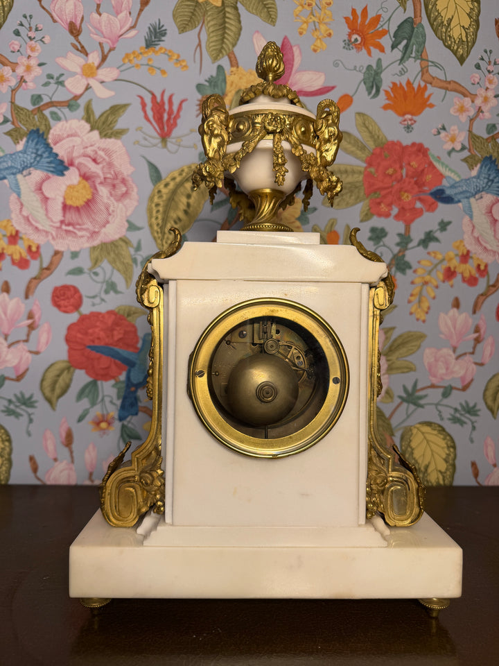 French Louis XVI Style Mantle Clock