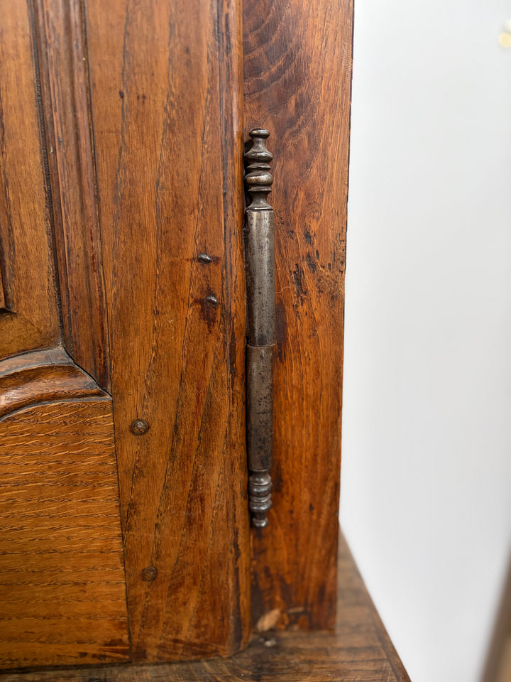 French Provincial Carved Walnut Armoire