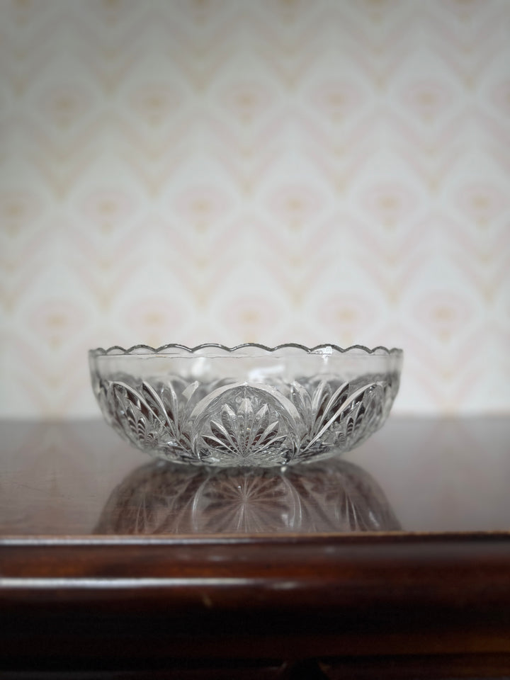 Crystal Shallow Bowl