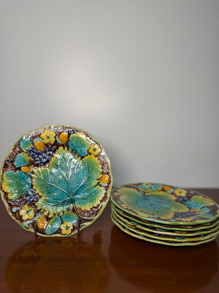 Set of 6 Samuel Alcock Dessert Plates