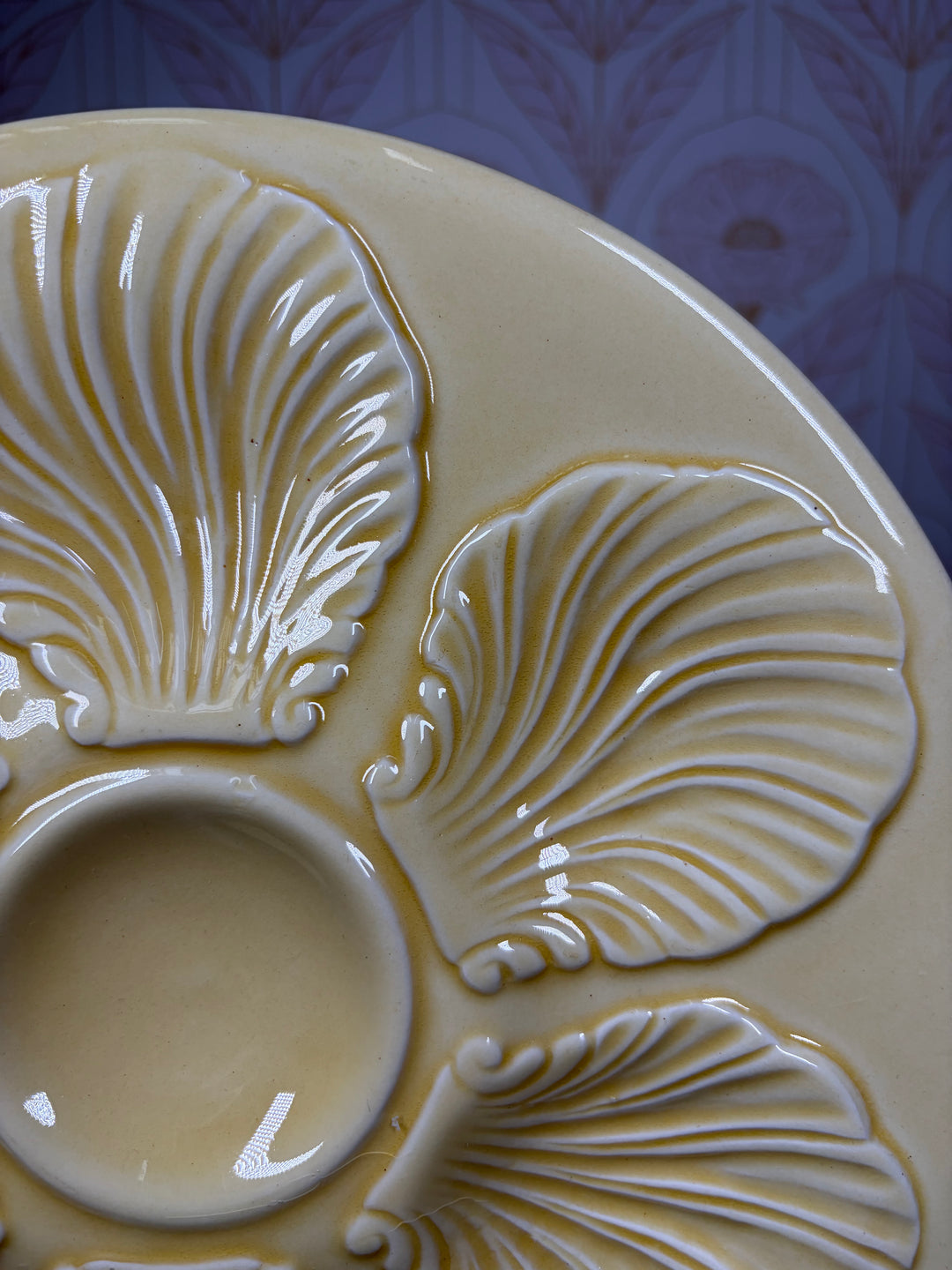 Yellow Oyster Plate