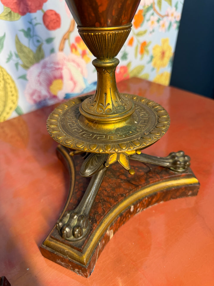Marble Base Candelabras - Set of 2