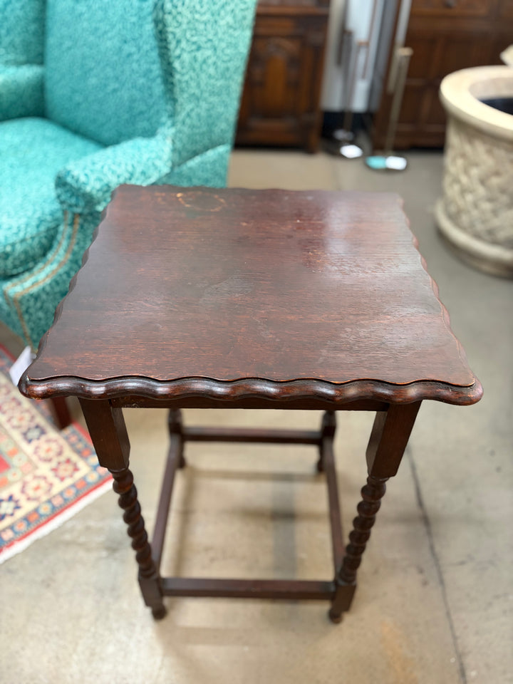 Oak Barley Twist Leg Table