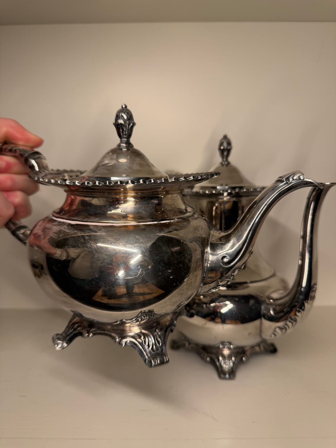 Georgian Cadroon Silverplate Set