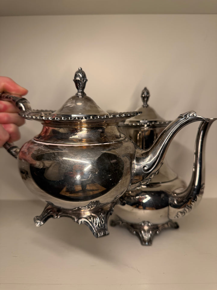 Georgian Cadroon Silverplate Set