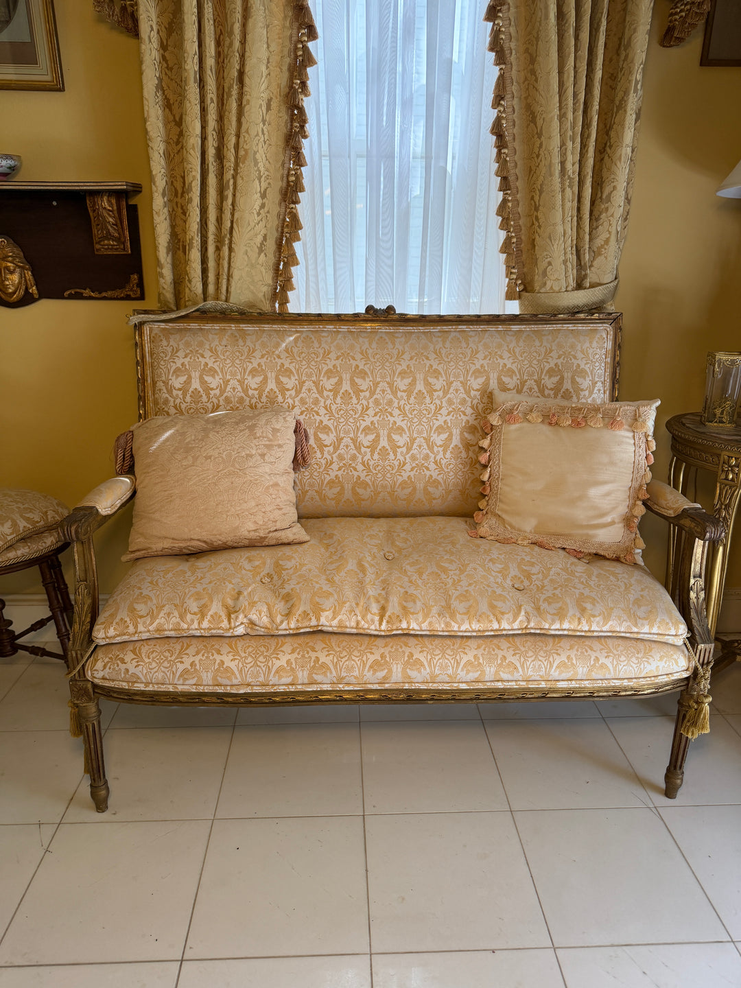 French Louis XVI Style Loveseat