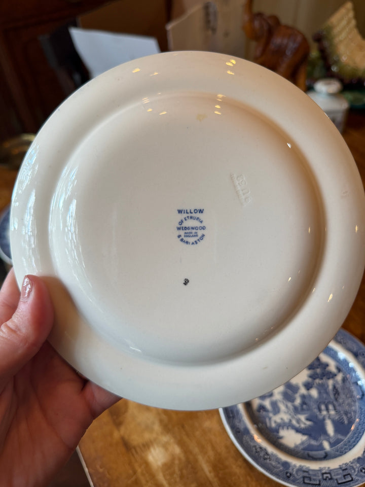 Wedgwood Blue Willow Salad/Dessert Plates
