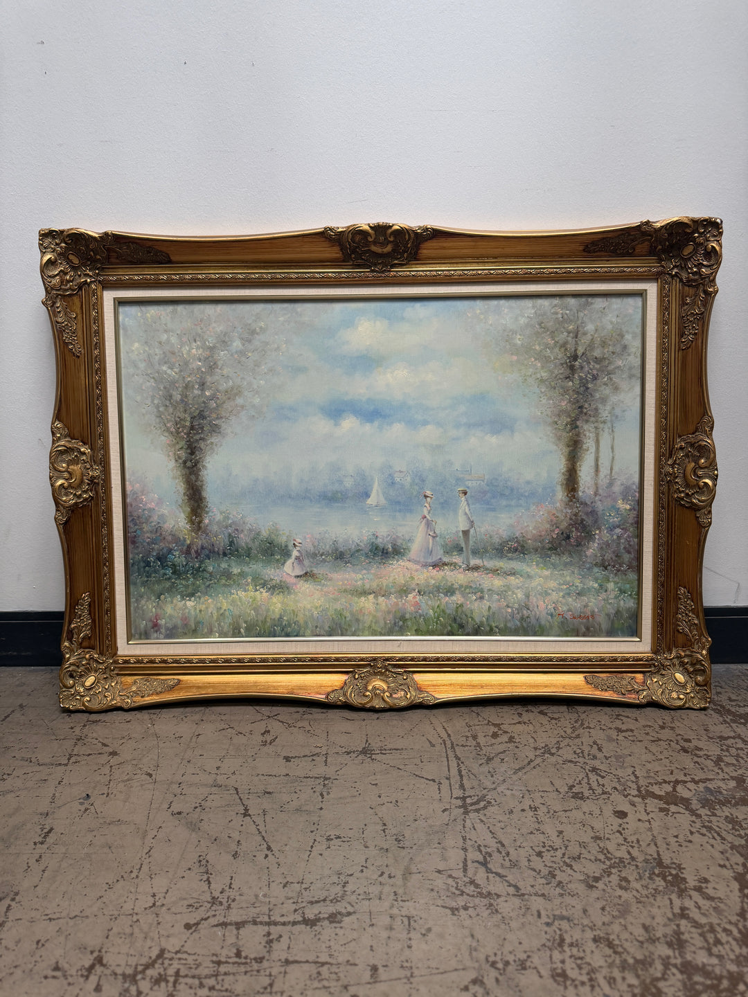 Light & Airy Landscape Original Oil Painting