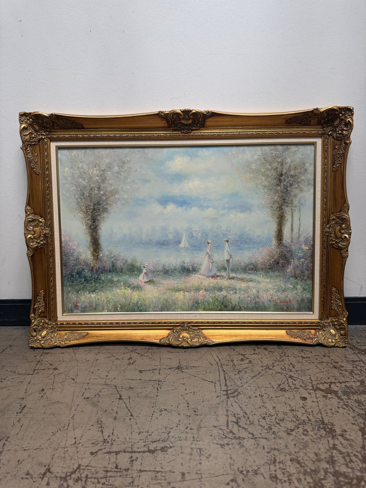 Light & Airy Landscape Original Oil Painting